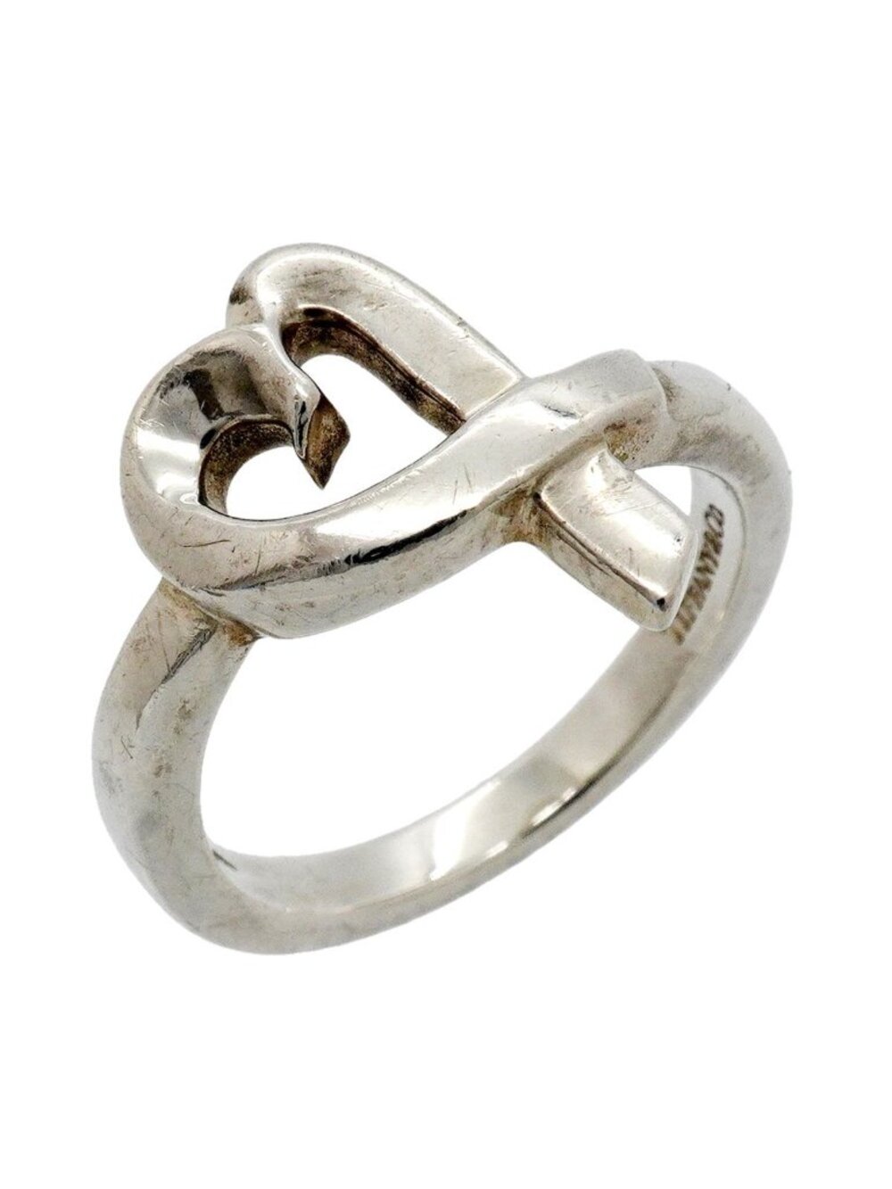 Tiffany & Co Ring Loving Heart 925 Sterling Silver